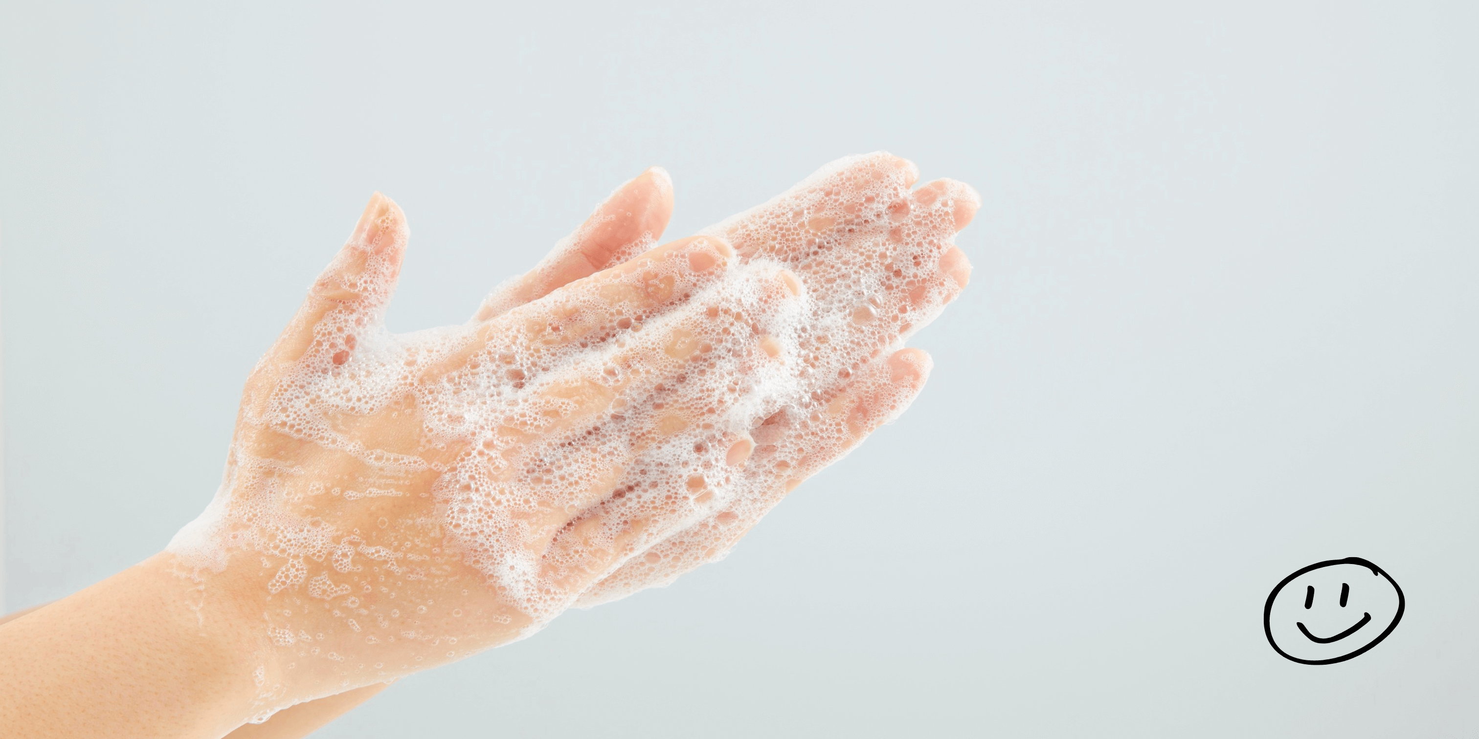 Happy hygienic hands 